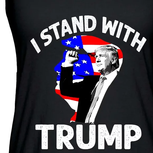 Donald Trump Indicted I Stand With Trump Support Trump For Trump Lovers Ladies Essential Flowy Tank