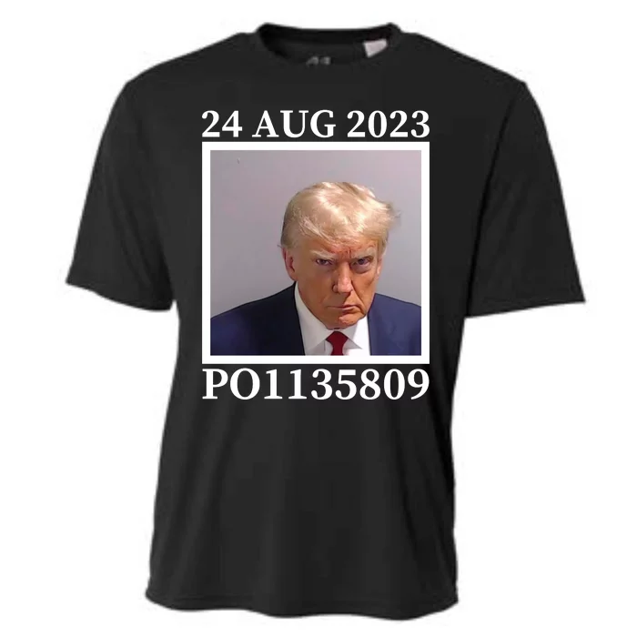 Trump 2024 Mugshot Trump Inmate P01135809 Cooling Performance Crew T-Shirt