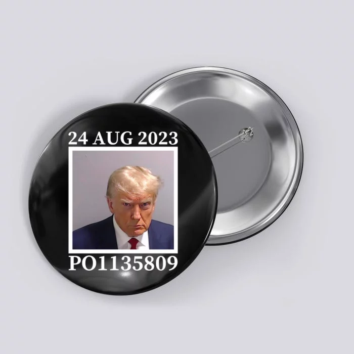 Trump 2024 Mugshot Trump Inmate P01135809 Button