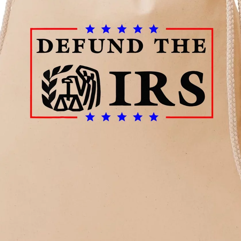 Defund The IRS Funny Humour Defund The IRS Drawstring Bag