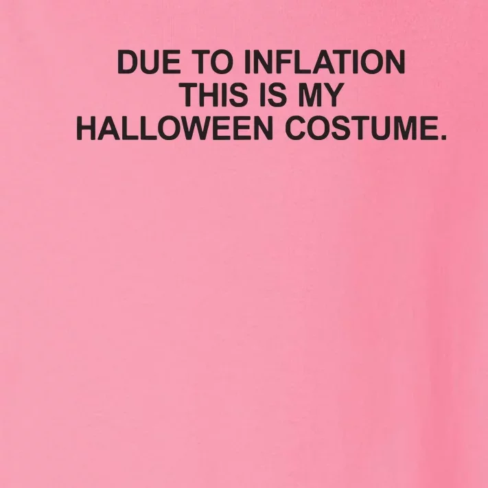 Due To Inflation This Is My Halloween Costume Generic Funny Toddler Long Sleeve Shirt