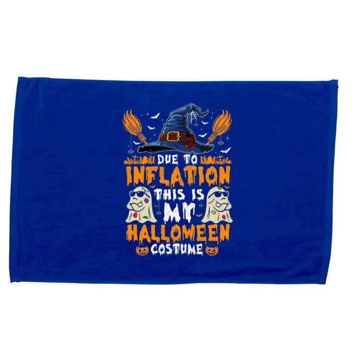 Due To Inflation This Is My Halloween Costume Microfiber Hand Towel