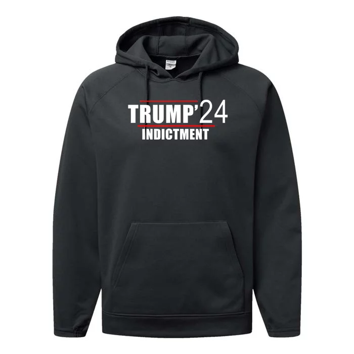 Donald TRUMP Indictment 2024 Performance Fleece Hoodie