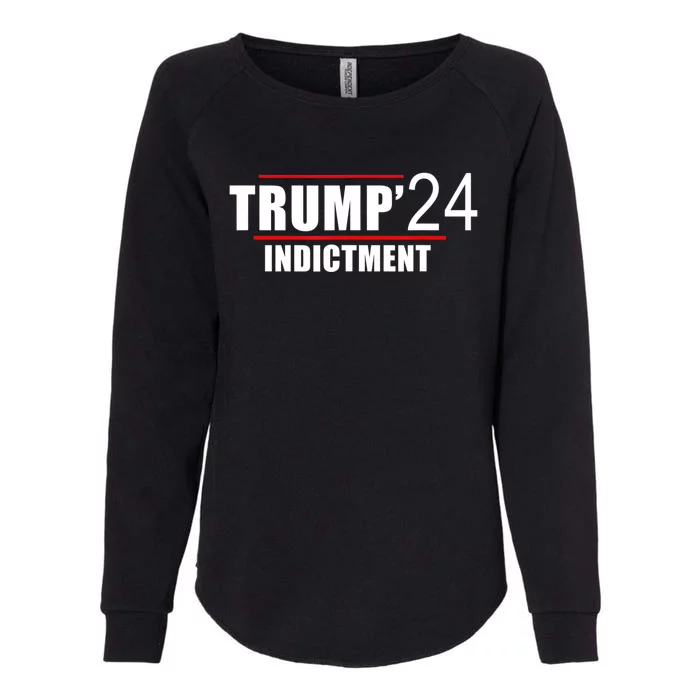 Donald TRUMP Indictment 2024 Womens California Wash Sweatshirt