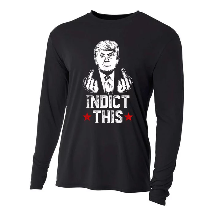 Donald Trump Indict This Political Arrest For Republican Cooling Performance Long Sleeve Crew