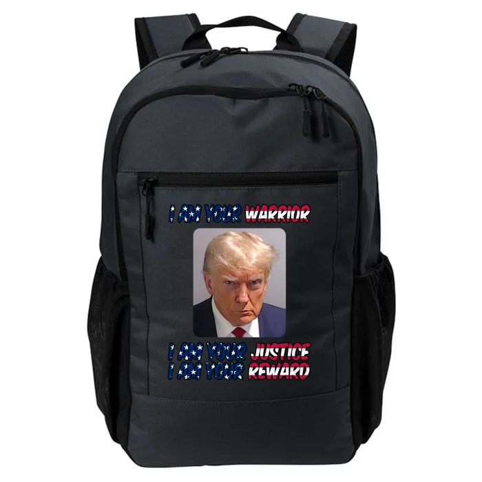 Donald Trump I Am Your Warrior I Am Your Justice I Am Your Reward Daily Commute Backpack