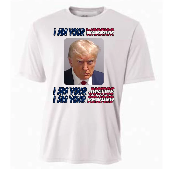 Donald Trump I Am Your Warrior I Am Your Justice I Am Your Reward Cooling Performance Crew T-Shirt