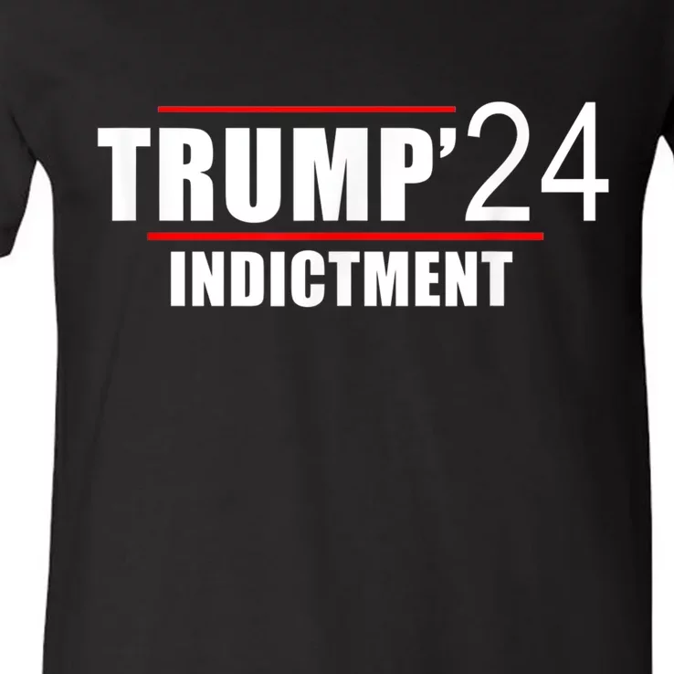 Donald TRUMP Indictment 2024 V-Neck T-Shirt