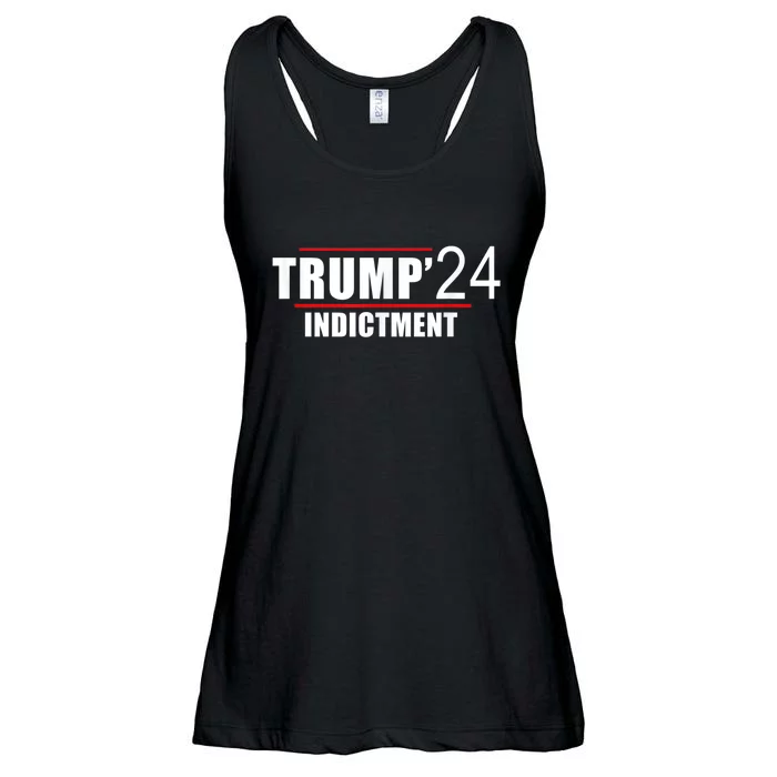 Donald TRUMP Indictment 2024 Ladies Essential Flowy Tank