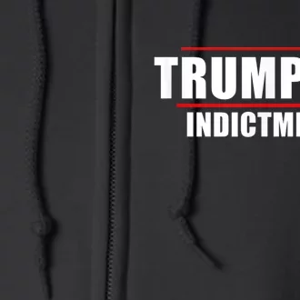 Donald TRUMP Indictment 2024 Full Zip Hoodie