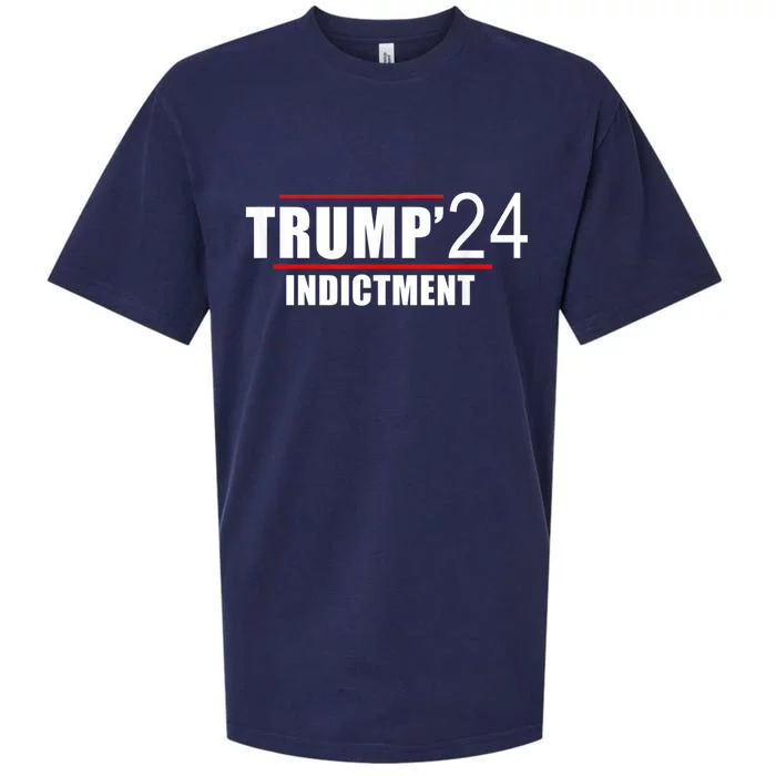 Donald TRUMP Indictment 2024 Sueded Cloud Jersey T-Shirt