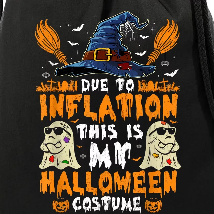 Due To Inflation This Is My Halloween Costume Drawstring Bag