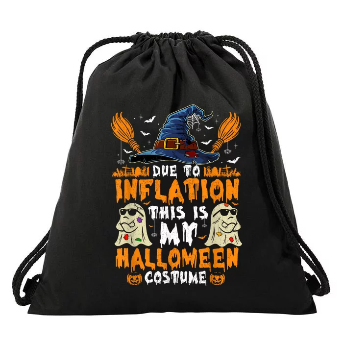 Due To Inflation This Is My Halloween Costume Drawstring Bag