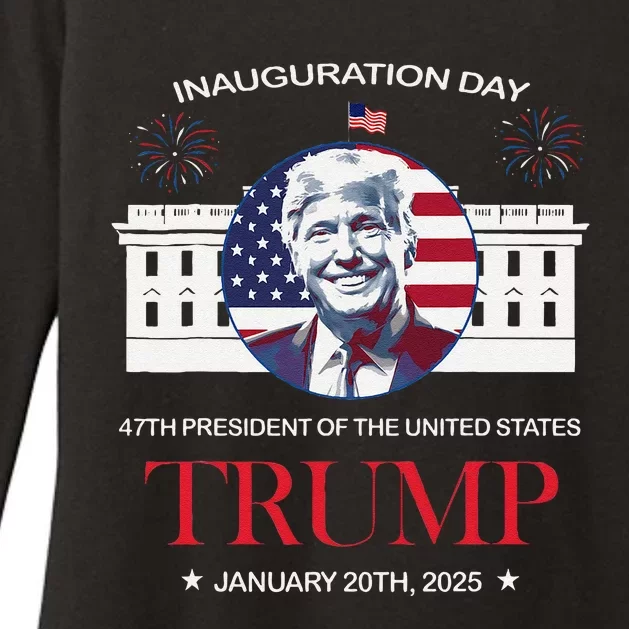 Donald Trump Inauguration Day 2025 Madam 47th President 47 Womens CVC Long Sleeve Shirt