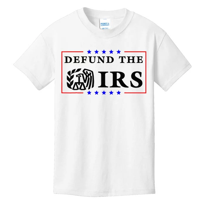 Defund The IRS Funny Humour Defund The IRS Kids T-Shirt