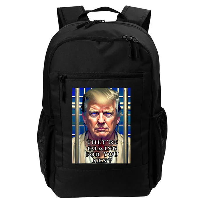 Donald Trump Indicted Lock Him Up Jail Free Trump Daily Commute Backpack