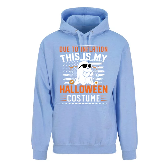 Due To Inflation This Is My Boo Sheet Halloween Costume Gift Unisex Surf Hoodie