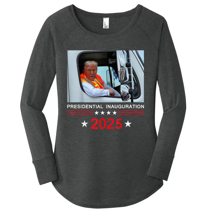 Donald Trump Inauguration Day 2025 47th Usa President Women's Perfect Tri Tunic Long Sleeve Shirt