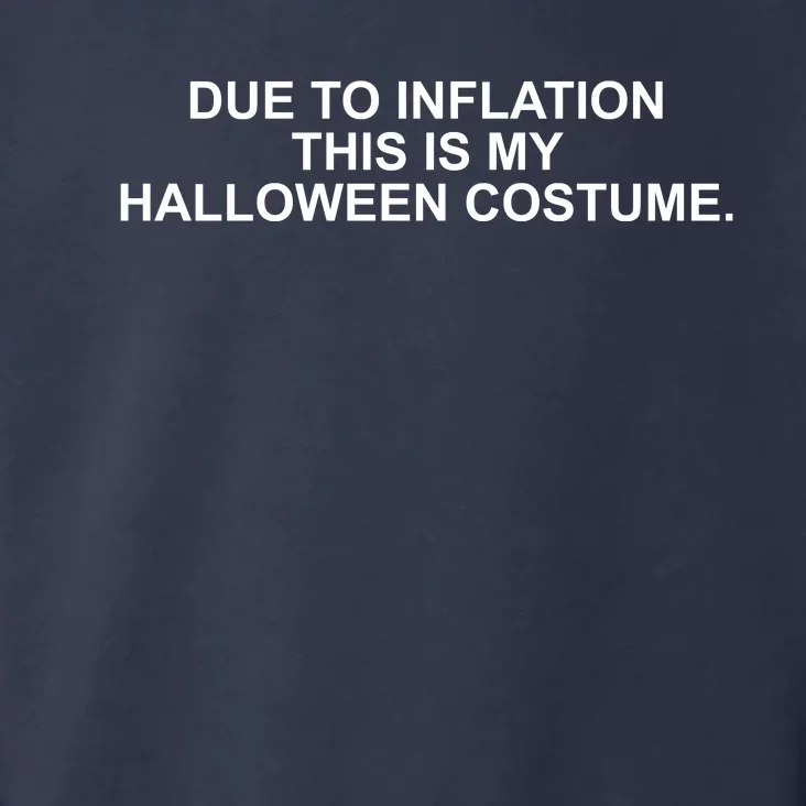 Due To Inflation This Is My Halloween Costume Toddler Hoodie