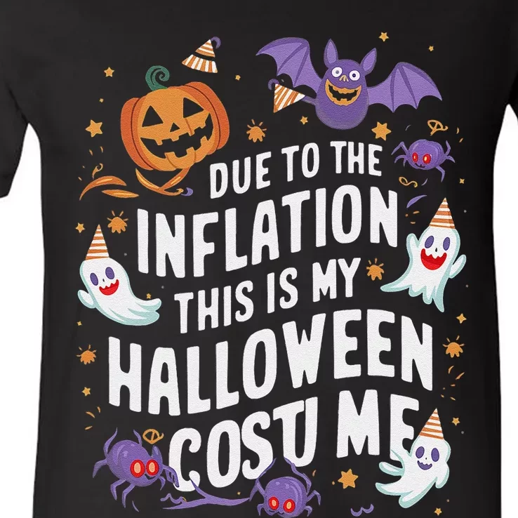 Due To Inflation This Is My Halloween V-Neck T-Shirt