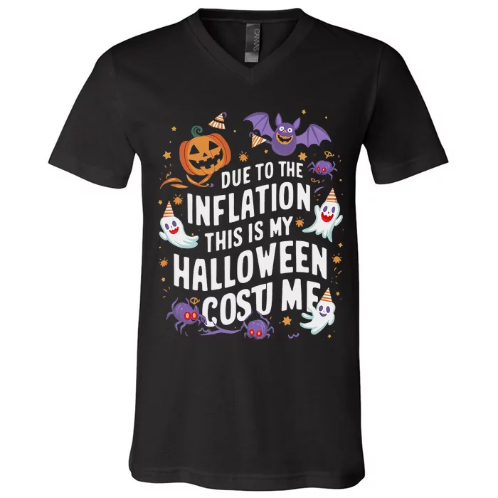 Due To Inflation This Is My Halloween V-Neck T-Shirt