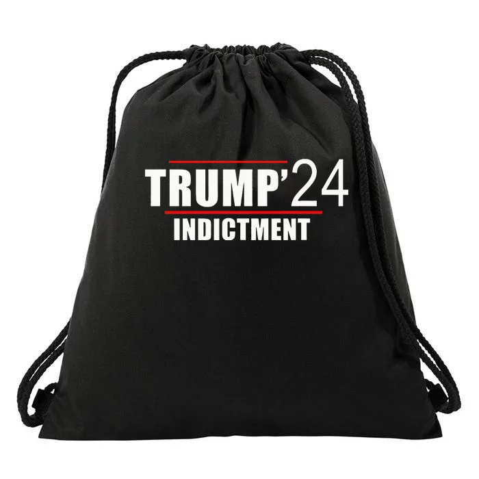 Donald TRUMP Indictment 2024 Drawstring Bag