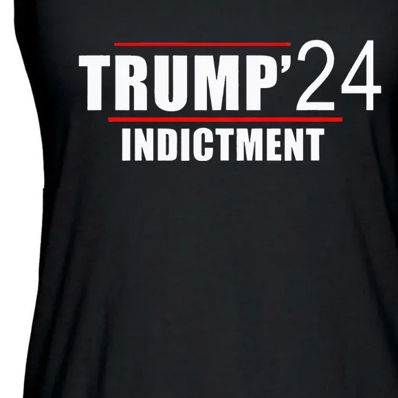 Donald TRUMP Indictment 2024 Ladies Essential Flowy Tank