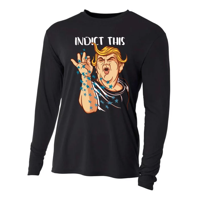 Donald Trump Indict This Political Arrest For Republican Cooling Performance Long Sleeve Crew