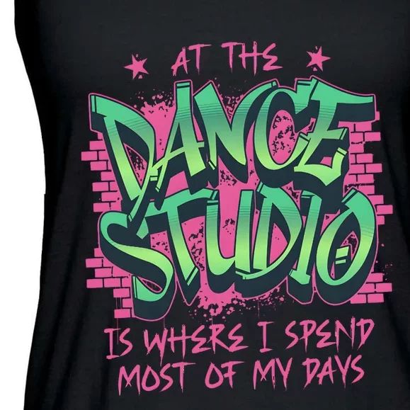 Dance Teacher In My Dance Era Dance Recital Ladies Essential Flowy Tank