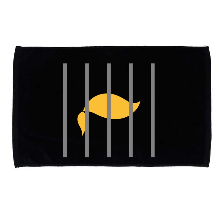 Donald Trump Impeach Anti Trump Behind Bars Microfiber Hand Towel