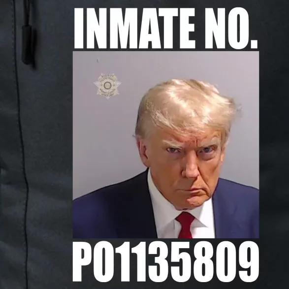 Donald Trump Inmate Number Mugshot Daily Commute Backpack