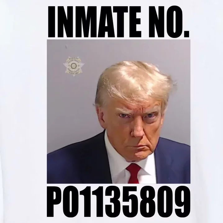 Donald Trump Inmate Number Mugshot Garment-Dyed Sweatshirt