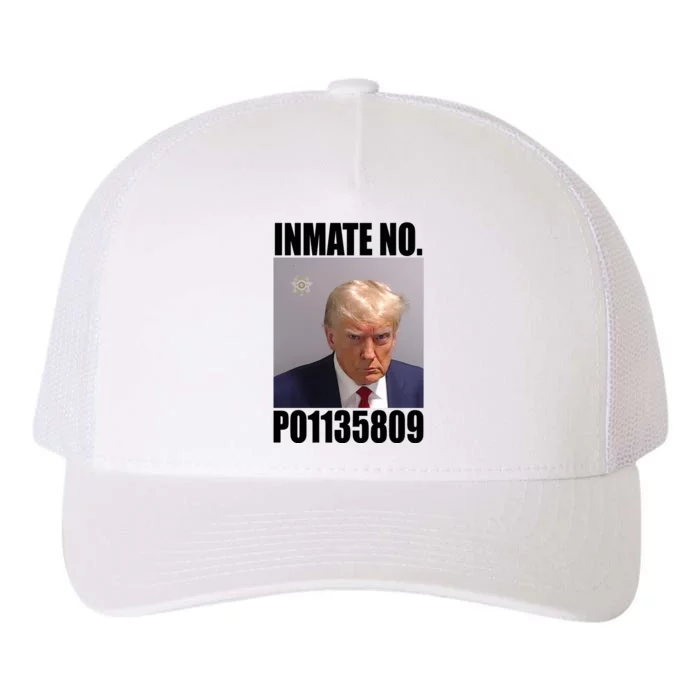 Donald Trump Inmate Number Mugshot Yupoong Adult 5-Panel Trucker Hat