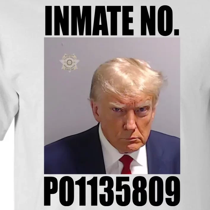 Donald Trump Inmate Number Mugshot Tall T-Shirt