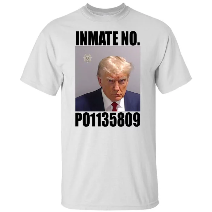 Donald Trump Inmate Number Mugshot Tall T-Shirt