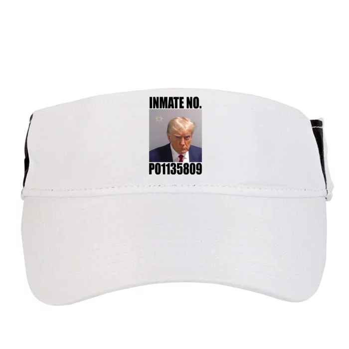 Donald Trump Inmate Number Mugshot Adult Drive Performance Visor