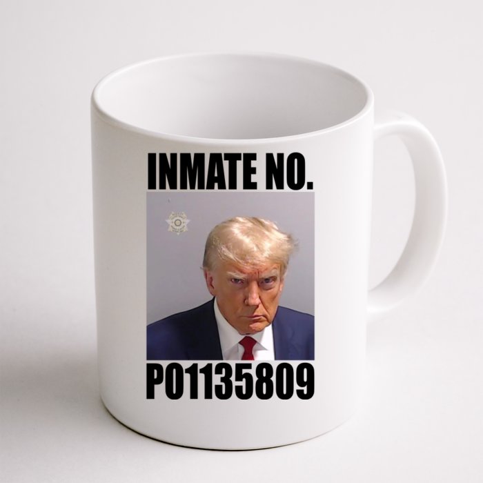 Donald Trump Inmate Number Mugshot Front & Back Coffee Mug