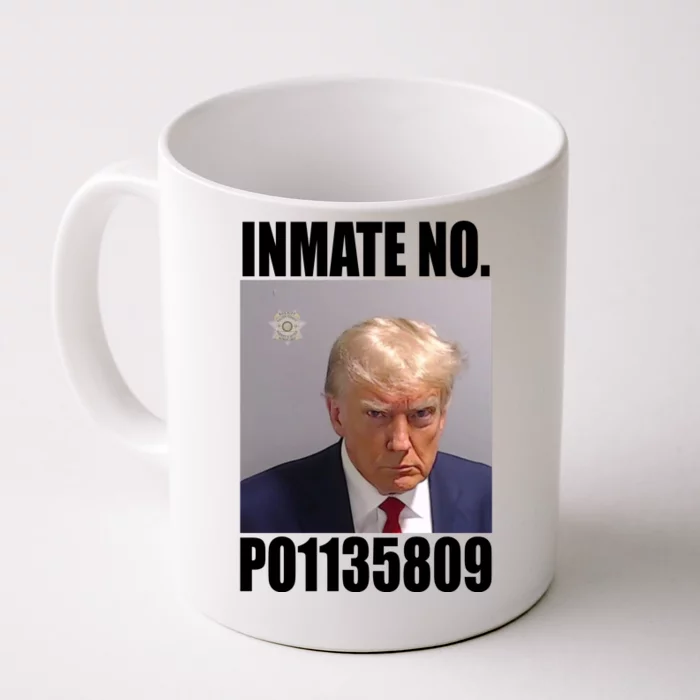 Donald Trump Inmate Number Mugshot Front & Back Coffee Mug