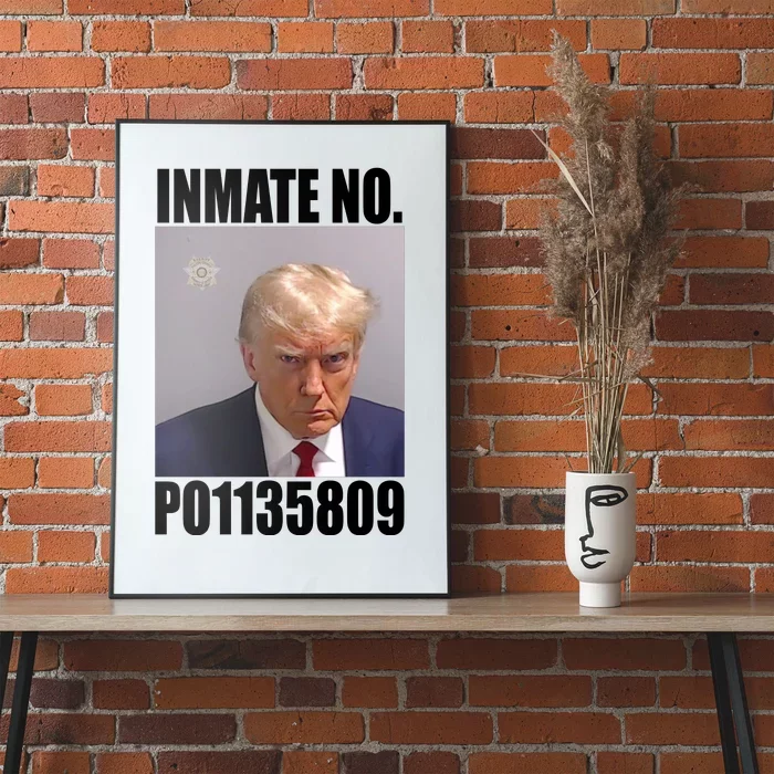 Donald Trump Inmate Number Mugshot Poster