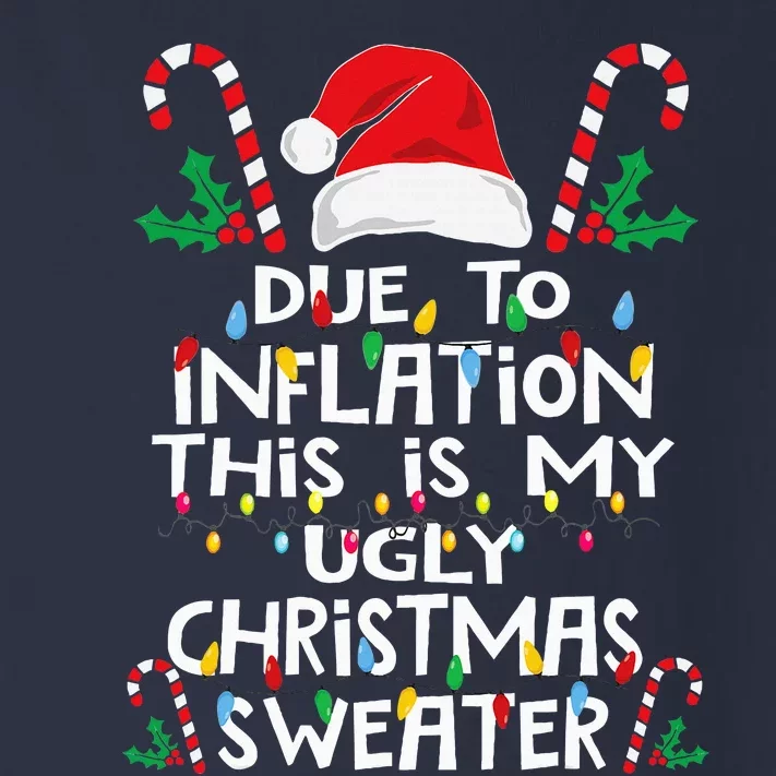 Due To Inflation Ugly Christmas Sweaters Toddler Long Sleeve Shirt