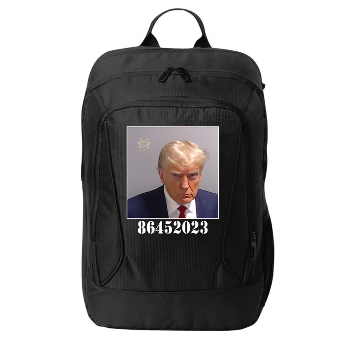 Donald Trump Inmate Mugshot City Backpack