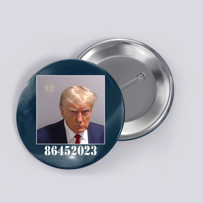 Donald Trump Inmate Mugshot Button