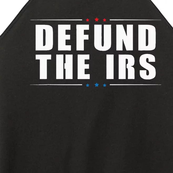 Defund The IRS Anti IRS Anti Government Politician Women’s Perfect Tri Rocker Tank