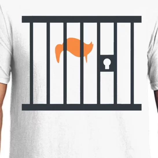 Donald Trump Impeach Antitrump Behind Bars Pajama Set