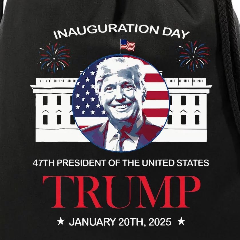 Donald Trump Inauguration Day 2025 Madam 47th President 47 Drawstring Bag