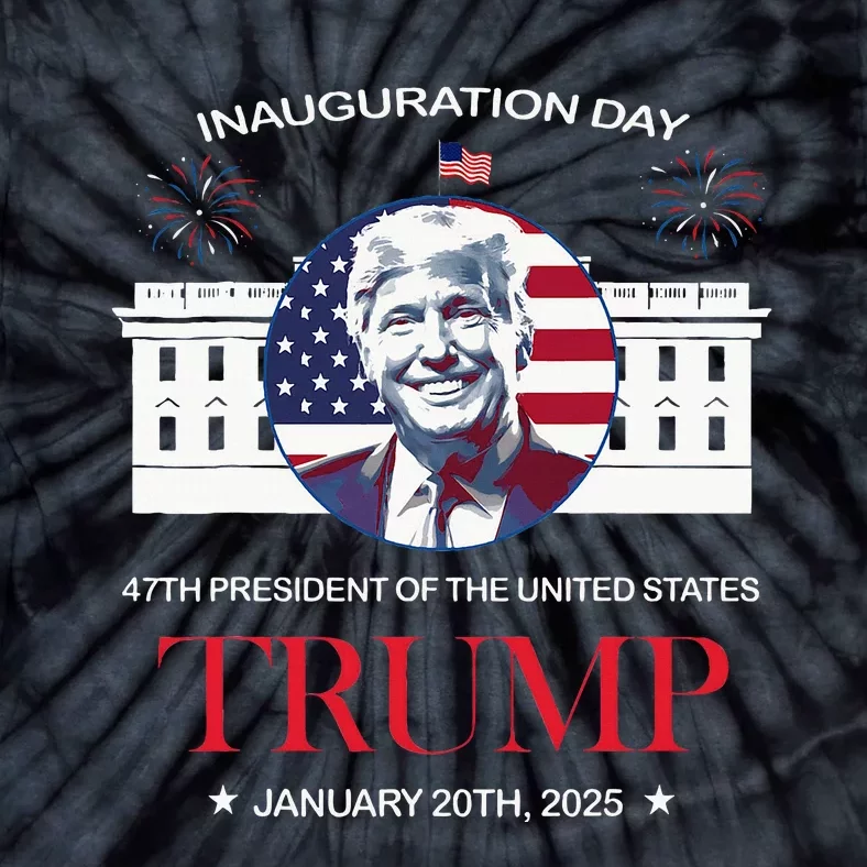 Donald Trump Inauguration Day 2025 Madam 47th President 47 Tie-Dye T-Shirt