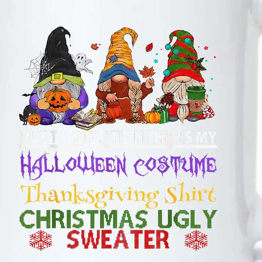 Due To Inflation This Is My Halloween Thanksgiving Christmas Black Color Changing Mug