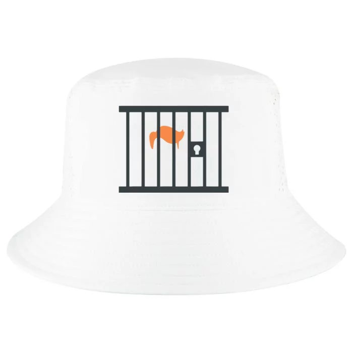 Donald Trump Impeach Antitrump Behind Bars Cool Comfort Performance Bucket Hat