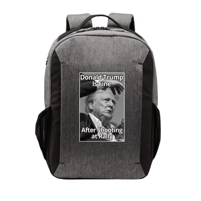 Donald Trump Is Fine After Shooting At Rally Vector Backpack