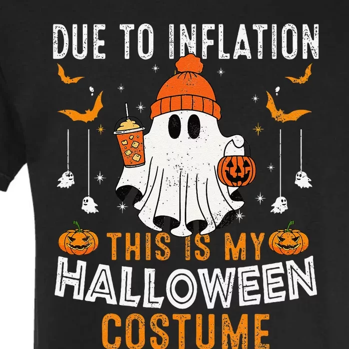 Due To Inflation This Is My Halloween Costume Funny Pumpkins Garment-Dyed Heavyweight T-Shirt